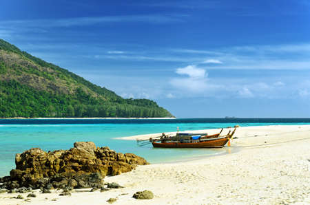 Beautiful tropical landscape. Lipe island, Thailand.の写真素材
