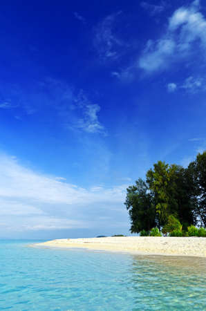 Tropical beach  Blue sky and clear water の写真素材