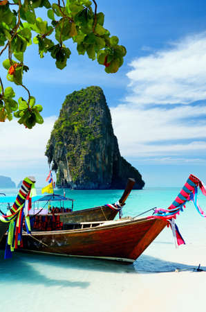 Clear water and blue sky  Krabi province, Thailand の写真素材