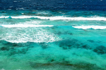 Beautiful tropical sea and blue sky の写真素材