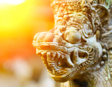 Traditional balinese architecture  Bali island, Indonesia の写真素材