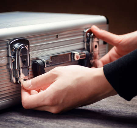 Storage and protection of cash and valuable goods.の写真素材