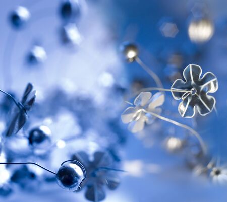 winter decoration backgroundの写真素材