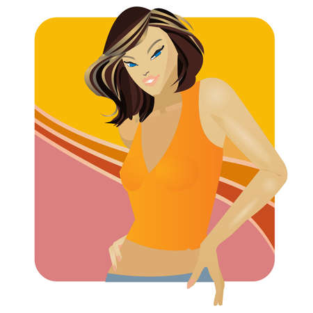 girlのイラスト素材