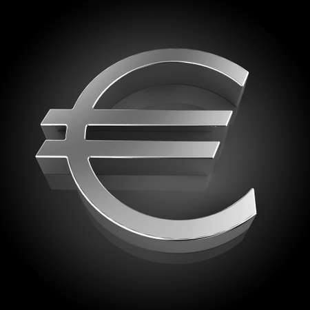 3d Euro Symbolの写真素材