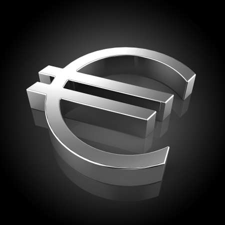 3d Euro Symbolの写真素材