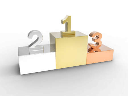 Winners Podiumの写真素材