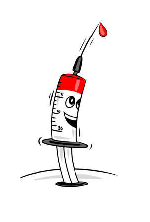 Medical syringeの写真素材