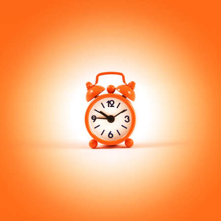 Orange Alarm Clockの写真素材