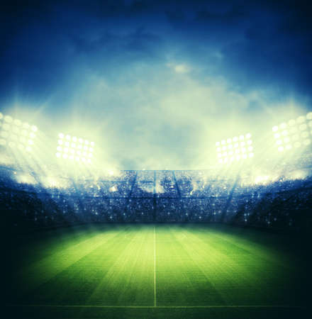 Stadium lightの写真素材