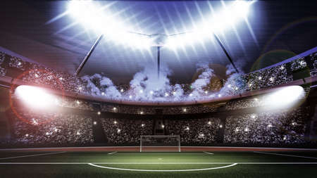 An imaginary stadium
