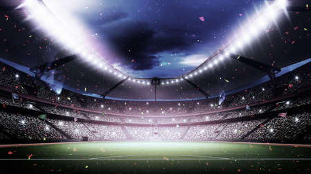 An imaginary stadiumの写真素材
