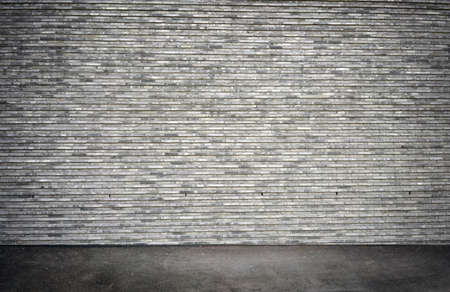 gray brick wallの写真素材