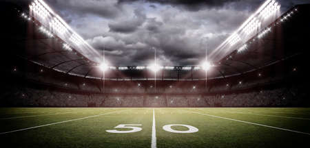 American Football Stadium, the imaginary soccer stadium is modeled and rendered.