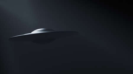 Unidentified Flying Object, 3d renderingの写真素材