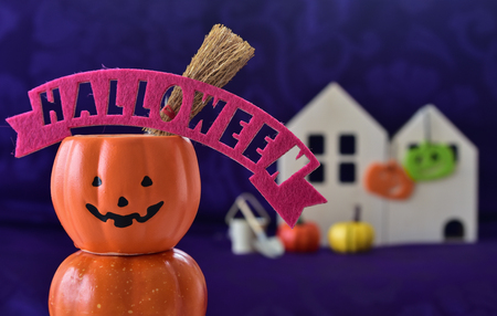 Happy Halloween background conceptの写真素材