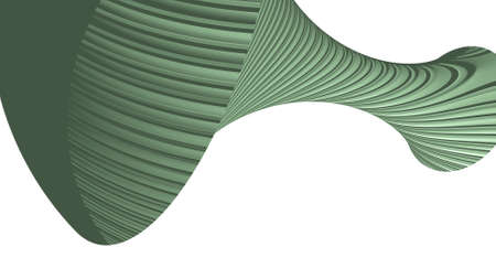 3D illustration of a textured background in light green color and white with circles for document and presentation environmentの写真素材