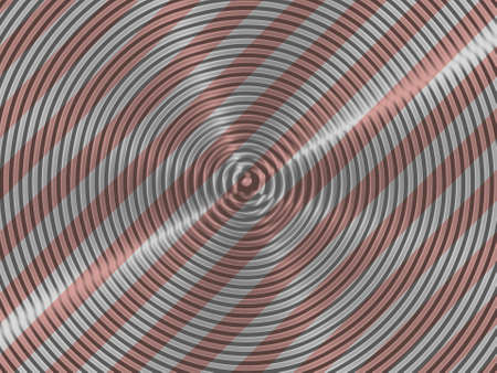 abstract background made of ripples in circles over a stripped pattern image. tea and cup