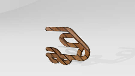 railroad fast train made by 3D illustration of a shiny metallic sculpture casting shadow on light background for railway and stationの写真素材