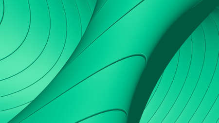 3D illustration of a background in spring green color .の写真素材