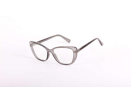 thick smoked frame glassesの写真素材
