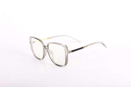Smoked frame optic glasses fashion designedの写真素材