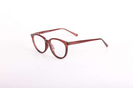 Lenses, optical, red frameの写真素材