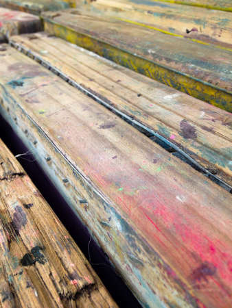 Dirty screen printing  frames for backgroundの写真素材