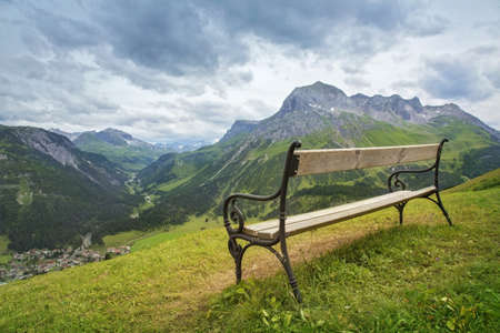 Mountains landscape in Vorarlberg, Austria