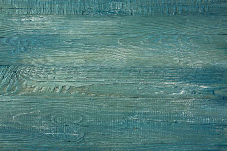 Blue wooden background close up