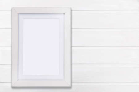 White frame for your photoの写真素材