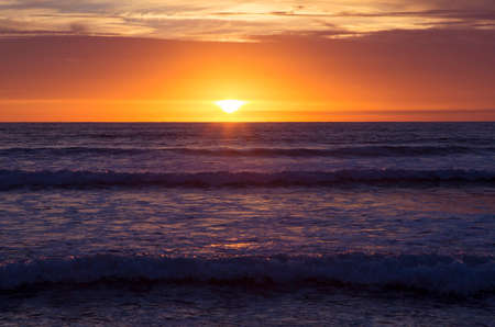 Sunset at Strandhill Beach, Co.Sligo, Irelandの写真素材