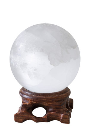 crystal ball. PNG file isolated on white background.の写真素材