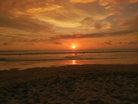 Sunset in montaÃ±itaの写真素材