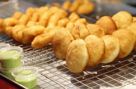Deep fried flour stick,Pathongoの写真素材