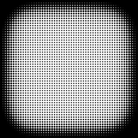 Halftone, squircle shape rounded icon (Gray)のイラスト素材