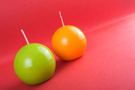 Decorative candlesの写真素材