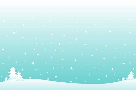 Winter background with snowflakes and space for text. Vector illustration.のイラスト素材