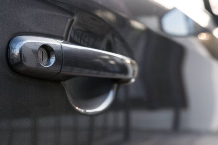 car handle of car.の写真素材