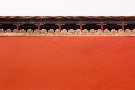 High wall, Beijing, Chinaの写真素材