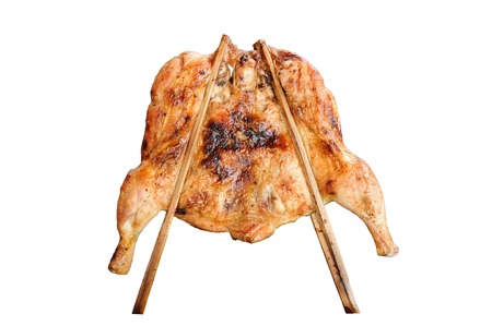 Thai-style grilled chickenの写真素材