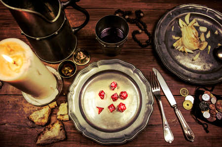 role-playing tableの写真素材