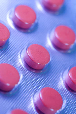Packs of Pills closeup. Medicine concept