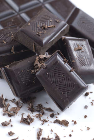 black chocolate pieces