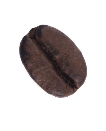 coffee bean isolated on whiteの写真素材