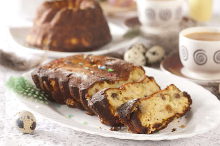 Easter cake with cottage cheese