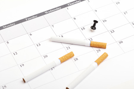 Dad habits smoking. Quit smoking today. World no tobacco dayの写真素材