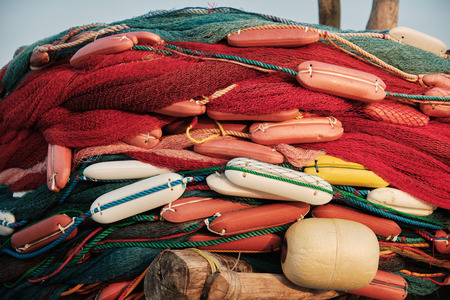 Colorful Fishing Net and Float Fisherman Equipment