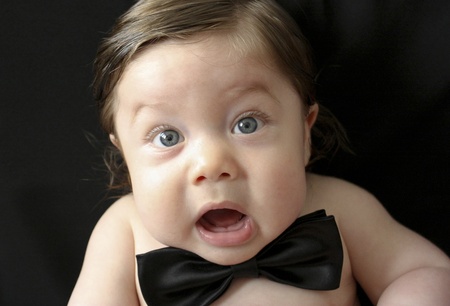 Bewildered Bow-tied Baby