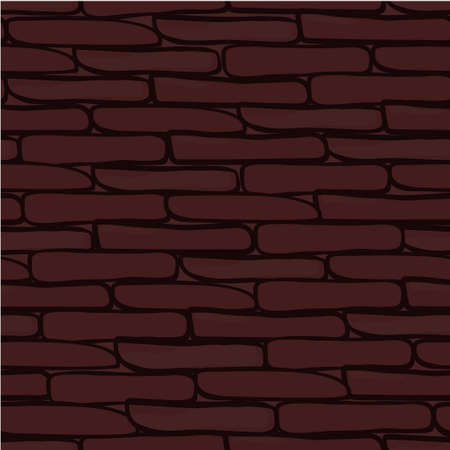 Different stones wall seamless background, vector formatのイラスト素材